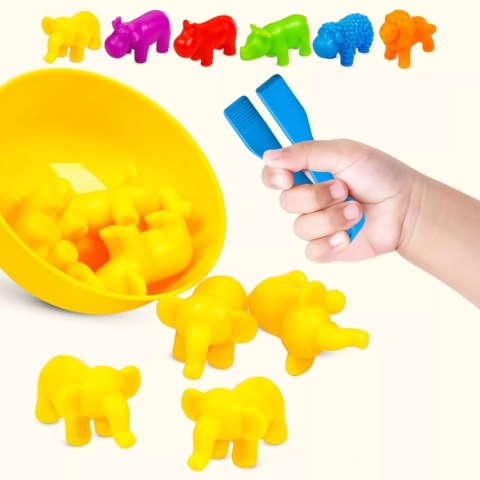 Luxma Gumowe zwierzęta gra sorter montesorri 2188-18