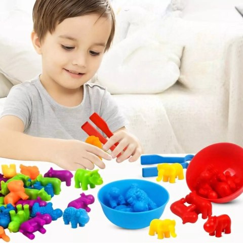 Luxma Gumowe zwierzęta gra sorter montesorri 2188-18