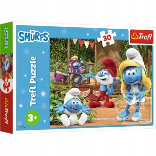 Trefl Puzzle 30 el. Smerfy Smerfetka i Smerfy 3+ Trefl 18312