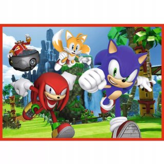 Trefl Puzzle 4w1 Sonic Przygody Sonica 4+ Trefl 34625
