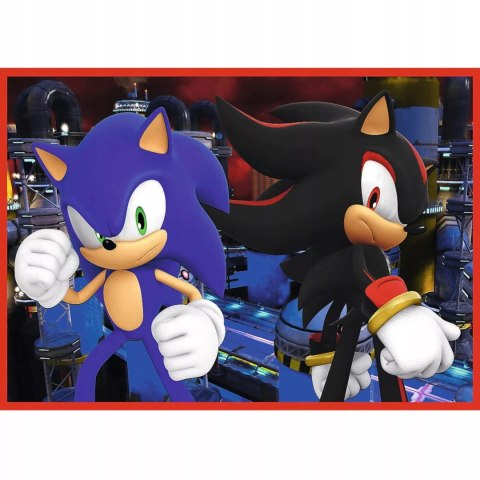 Trefl Puzzle 4w1 Sonic Przygody Sonica 4+ Trefl 34625 Trefl Puzzle 4w1 Sonic Przygody Sonica 4+ Trefl 34625