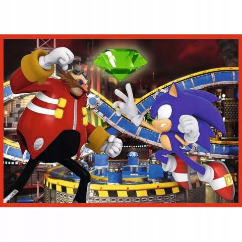 Trefl Puzzle 4w1 Sonic Przygody Sonica 4+ Trefl 34625 Trefl Puzzle 4w1 Sonic Przygody Sonica 4+ Trefl 34625