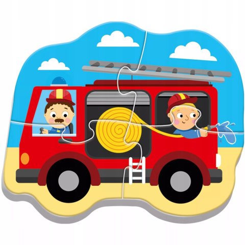 Trefl Puzzle Baby pojazdy i zawody 2+ Trefl 36071 Trefl Puzzle Baby pojazdy i zawody 2+ Trefl 36071