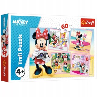 Trefl Puzzle Disney 60 el. Urocza Myszka Minnie 4 + Trefl 17360