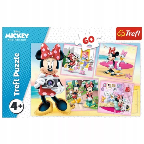 Trefl Puzzle Disney 60 el. Urocza Myszka Minnie 4 + Trefl 17360 Trefl Puzzle Disney 60 el. Urocza Myszka Minnie 4 + Trefl 17360