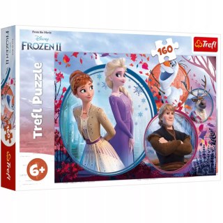 Trefl Puzzle Kraina Lodu 160 el. Siostrzana przygoda Frozen Trefl 15374