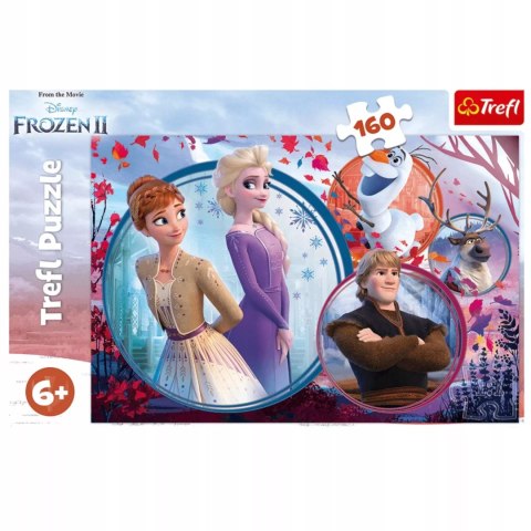Trefl Puzzle Kraina Lodu 160 el. Siostrzana przygoda Frozen Trefl 15374 Trefl Puzzle Kraina Lodu 160 el. Siostrzana przygoda Frozen Trefl 15374