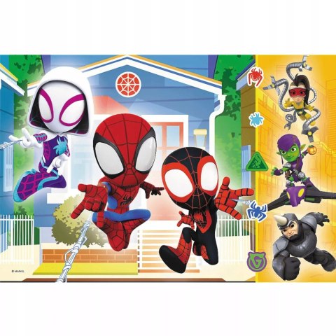 Trefl Puzzle Marvel Spiderman 60 el. W świecie Spidey'a Trefl 17371 Trefl Puzzle Marvel Spiderman 60 el. W świecie Spidey'a Trefl 17371
