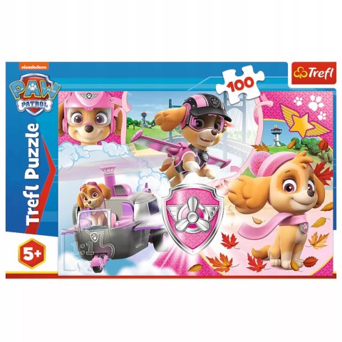 Trefl Puzzle Psi Patrol 100 el Skye w akcji Trefl 16368