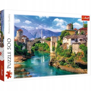 Trefl Puzzle Stary Most w Mostarze,Bośnia i Hercegowina 500 elementów Trefl 37333