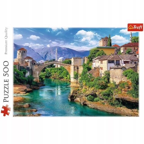 Trefl Puzzle Stary Most w Mostarze,Bośnia i Hercegowina 500 elementów Trefl 37333