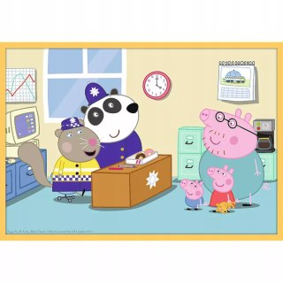Trefl Puzzle Trefl Świnka Peppa Puzzle 10w1 329 el. Poznaj Świnkę Peppę 90383