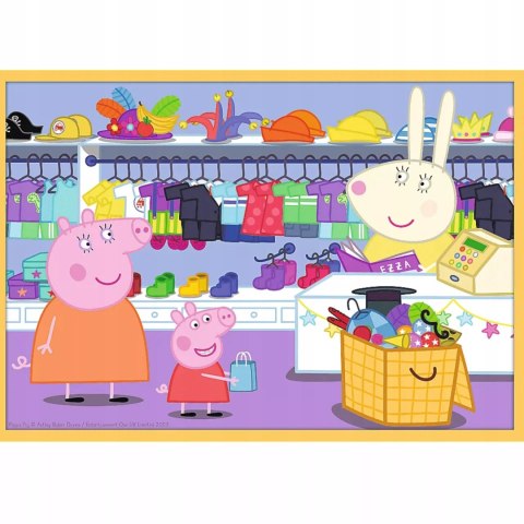 Trefl Puzzle Trefl Świnka Peppa Puzzle 10w1 329 el. Poznaj Świnkę Peppę 90383 Trefl Puzzle Trefl Świnka Peppa Puzzle 10w1 329 el. Poznaj Świnkę Peppę 90383