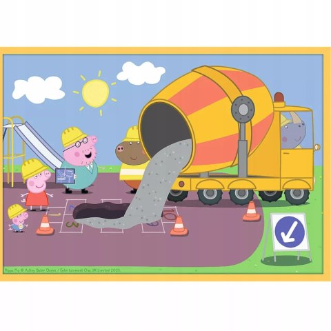 Trefl Puzzle Trefl Świnka Peppa Puzzle 10w1 329 el. Poznaj Świnkę Peppę 90383 Trefl Puzzle Trefl Świnka Peppa Puzzle 10w1 329 el. Poznaj Świnkę Peppę 90383