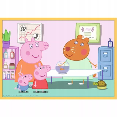Trefl Puzzle Trefl Świnka Peppa Puzzle 10w1 329 el. Poznaj Świnkę Peppę 90383 Trefl Puzzle Trefl Świnka Peppa Puzzle 10w1 329 el. Poznaj Świnkę Peppę 90383