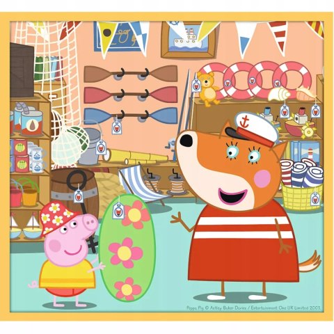 Trefl Puzzle Trefl Świnka Peppa Puzzle 10w1 329 el. Poznaj Świnkę Peppę 90383 Trefl Puzzle Trefl Świnka Peppa Puzzle 10w1 329 el. Poznaj Świnkę Peppę 90383