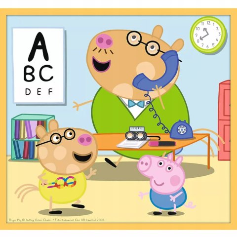 Trefl Puzzle Trefl Świnka Peppa Puzzle 10w1 329 el. Poznaj Świnkę Peppę 90383 Trefl Puzzle Trefl Świnka Peppa Puzzle 10w1 329 el. Poznaj Świnkę Peppę 90383