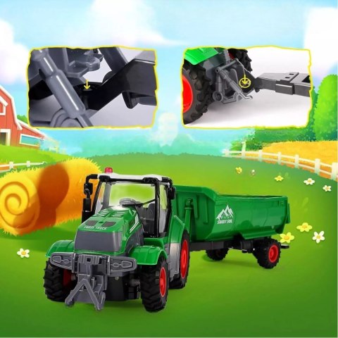 Luxma TRAKTOR Z PRZYCZEPĄ ZDALNIE STEROWANY AKUMULATOR ŁADOWARKA 9877-14 Luxma TRAKTOR Z PRZYCZEPĄ ZDALNIE STEROWANY AKUMULATOR ŁADOWARKA 9877-14