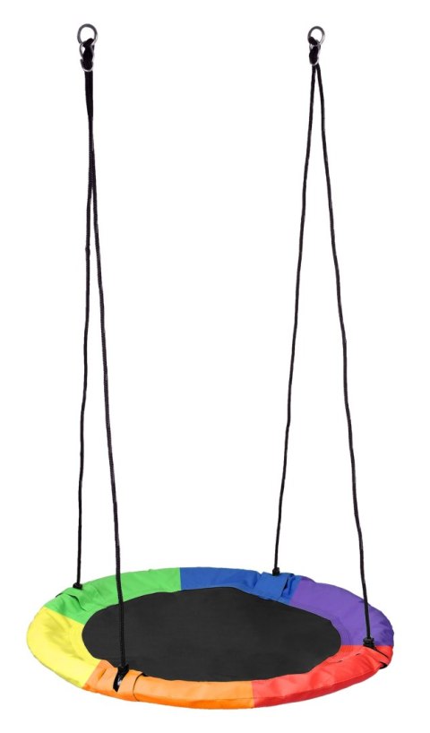 Huśtawka ogrodowa bocianie gniazdo ROMEK kolorowa 80 cm Huśtawka ogrodowa bocianie gniazdo ROMEK kolorowa 80 cm