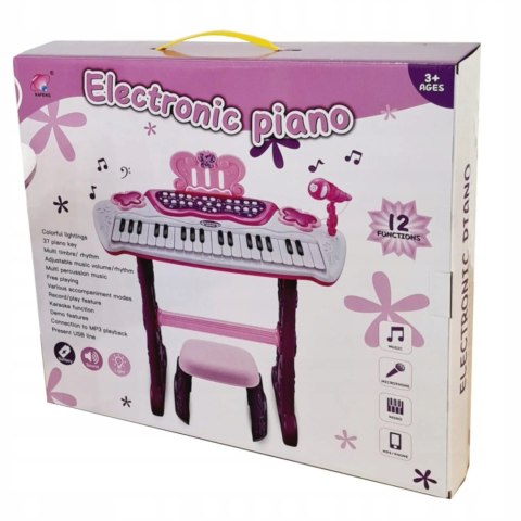 Luxma Keyboard dla dzieci organy mikrofon pianino 883BR Luxma Keyboard dla dzieci organy mikrofon pianino 883BR