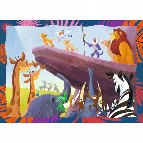 Trefl Puzzle 4w1Król Lew Disney Odważny król lew 4+ Trefl 34653 Trefl Puzzle 4w1Król Lew Disney Odważny król lew 4+ Trefl 34653
