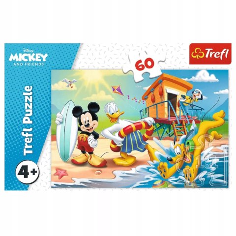 Trefl Puzzle Myszka Miki 60 el. Ciekawy dzień Mikiego i przyjaciół Trefl 17359 Trefl Puzzle Myszka Miki 60 el. Ciekawy dzień Mikiego i przyjaciół Trefl 17359