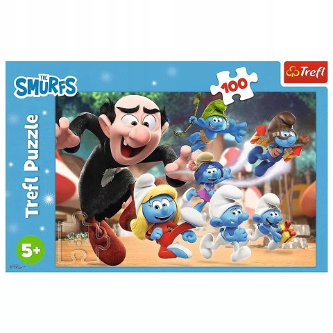 Trefl Puzzle Smerfy 100 el. Nauki Papy Smerfa Trefl 16481 Trefl Puzzle Smerfy 100 el. Nauki Papy Smerfa Trefl 16481