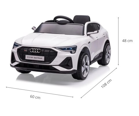 Milly Mally Milly Mally Pojazd na akumulator Audi E-Tron Sportback White Milly Mally Milly Mally Pojazd na akumulator Audi E-Tron Sportback White