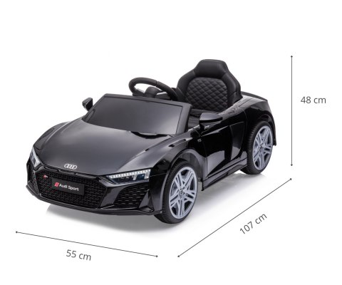 Milly Mally Milly Mally Pojazd na akumulator Audi R8 Spyder Black Milly Mally Milly Mally Pojazd na akumulator Audi R8 Spyder Black