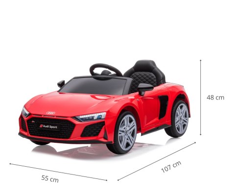 Milly Mally Milly Mally Pojazd na akumulator Audi R8 Spyder Red Milly Mally Milly Mally Pojazd na akumulator Audi R8 Spyder Red