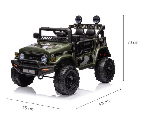 Milly Mally Milly Mally Pojazd na akumulator Toyota FJ Cruiser Army Milly Mally Milly Mally Pojazd na akumulator Toyota FJ Cruiser Army