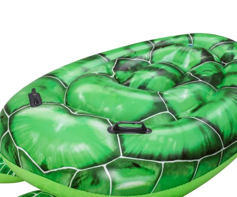 Bestway Bestway 41524 Dmuchany Żółw materac z uchwytami 1.50m x 1.45m Bestway Bestway 41524 Dmuchany Żółw materac z uchwytami 1.50m x 1.45m
