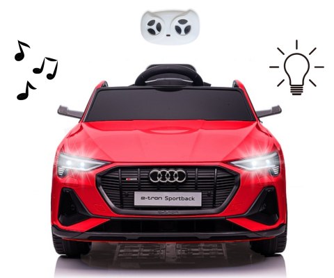 Milly Mally Milly Mally Pojazd na akumulator Audi E-Tron Sportback 4x4 Red Milly Mally Milly Mally Pojazd na akumulator Audi E-Tron Sportback 4x4 Red