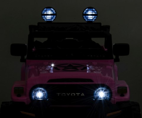 Milly Mally Milly Mally Pojazd na akumulator Toyota FJ Cruiser Pink Milly Mally Milly Mally Pojazd na akumulator Toyota FJ Cruiser Pink