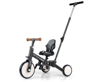 Qplay Milly Mally Rowerek 5w1 Optimus Max Dark Grey