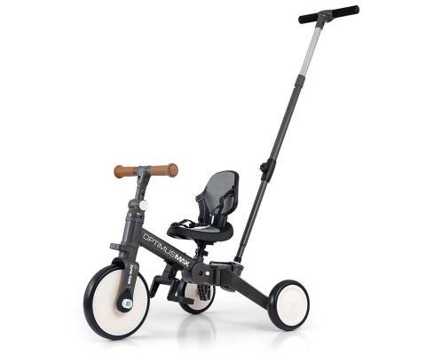 Qplay Milly Mally Rowerek 5w1 Optimus Max Dark Grey Qplay Milly Mally Rowerek 5w1 Optimus Max Dark Grey