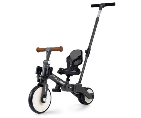 Qplay Milly Mally Rowerek 5w1 Optimus Max Dark Grey Qplay Milly Mally Rowerek 5w1 Optimus Max Dark Grey