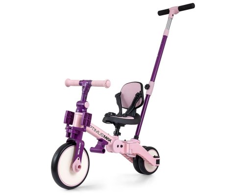 Milly Mally Milly Mally Rowerek 5w1 Optimus Max Pink Milly Mally Milly Mally Rowerek 5w1 Optimus Max Pink