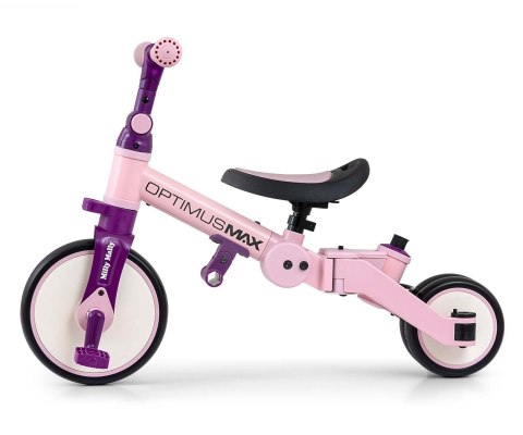 Milly Mally Milly Mally Rowerek 5w1 Optimus Max Pink Milly Mally Milly Mally Rowerek 5w1 Optimus Max Pink