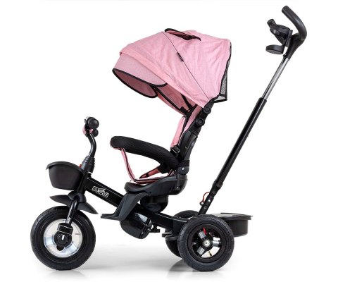 Milly Mally Milly Mally Rowerek Trójkołowy Movi Black-Pink Milly Mally Milly Mally Rowerek Trójkołowy Movi Black-Pink