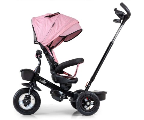 Milly Mally Milly Mally Rowerek Trójkołowy Movi Black-Pink Milly Mally Milly Mally Rowerek Trójkołowy Movi Black-Pink