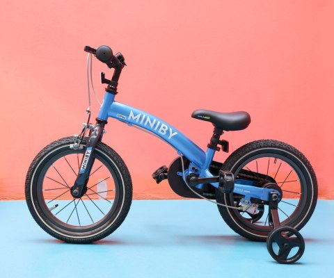 Qplay Qplay Rowerek Dziecięcy - Rowerek Biegowy Miniby 14 cali Blue