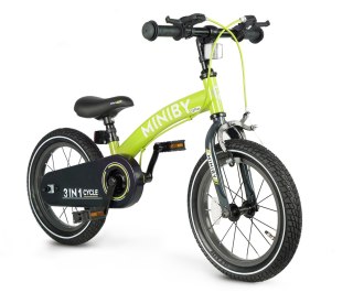 Qplay Qplay Rowerek Dziecięcy - Rowerek Biegowy Miniby 14 cali Green