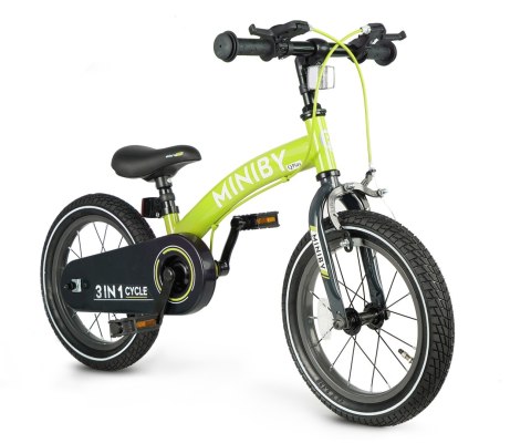 Qplay Qplay Rowerek Dziecięcy - Rowerek Biegowy Miniby 14 cali Green Qplay Qplay Rowerek Dziecięcy - Rowerek Biegowy Miniby 14 cali Green