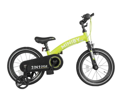 Qplay Qplay Rowerek Dziecięcy - Rowerek Biegowy Miniby 14 cali Green Qplay Qplay Rowerek Dziecięcy - Rowerek Biegowy Miniby 14 cali Green