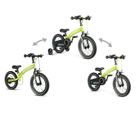 Qplay Qplay Rowerek Dziecięcy - Rowerek Biegowy Miniby 14 cali Green Qplay Qplay Rowerek Dziecięcy - Rowerek Biegowy Miniby 14 cali Green