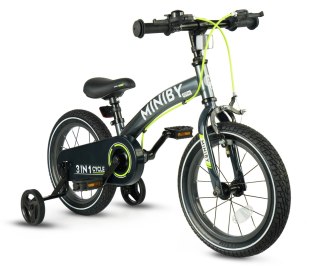 Qplay Qplay Rowerek Dziecięcy - Rowerek Biegowy Miniby 14 cali Grey