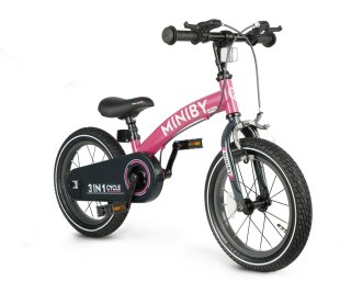 Qplay Qplay Rowerek Dziecięcy - Rowerek Biegowy Miniby 14 cali Rosa