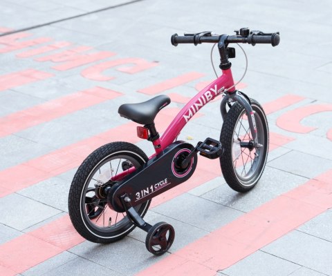 Qplay Qplay Rowerek Dziecięcy - Rowerek Biegowy Miniby 14 cali Rosa Qplay Qplay Rowerek Dziecięcy - Rowerek Biegowy Miniby 14 cali Rosa