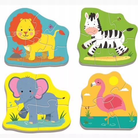 Puzzle Baby Classic Zwierzątka na safari TREFL 36073 Puzzle Baby Classic Zwierzątka na safari TREFL 36073